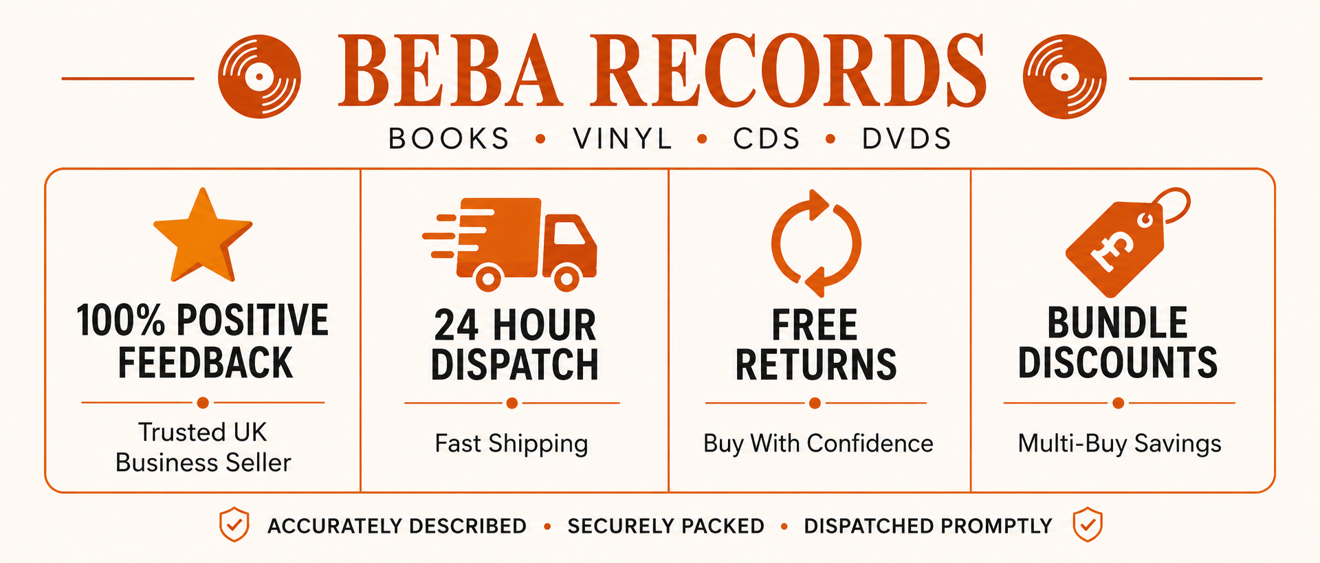 Beba Records – Quality Books, Music and Film